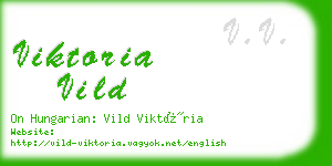 viktoria vild business card